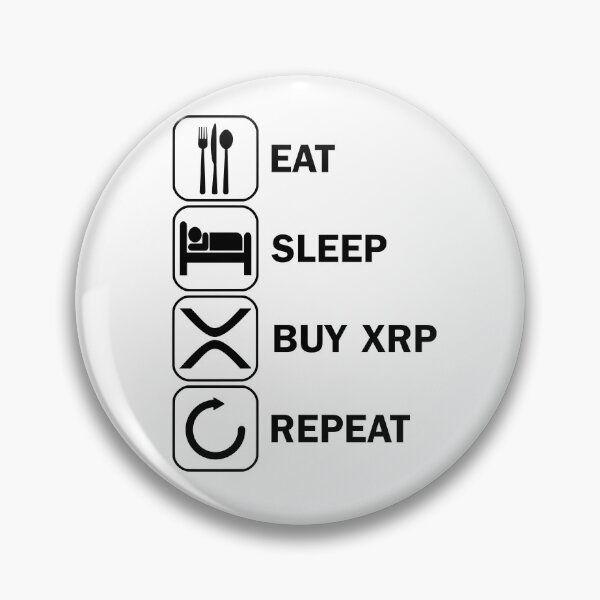 Item preview, eat sleep buy xrp Ripple HODL Krypto Crypto designed and sold by DerNerd.