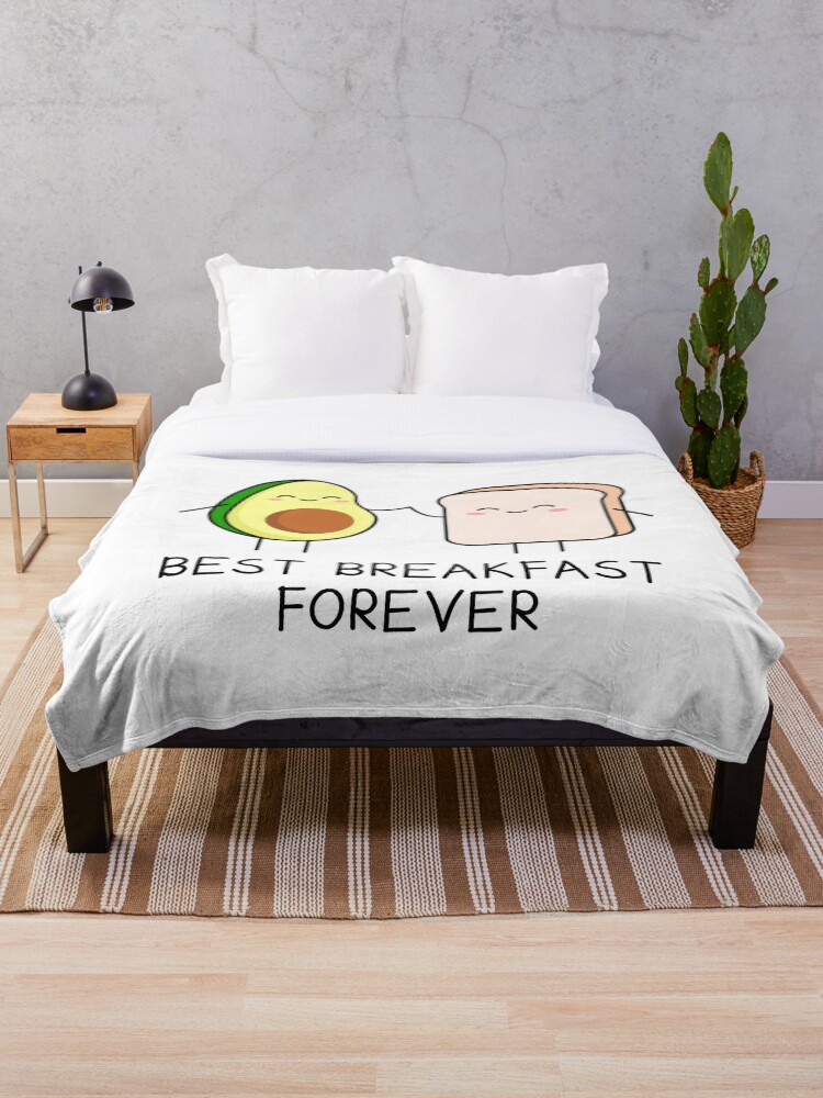 Avocado and toast online blanket