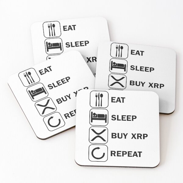 Item preview, eat sleep buy xrp Ripple HODL Krypto Crypto designed and sold by DerNerd.