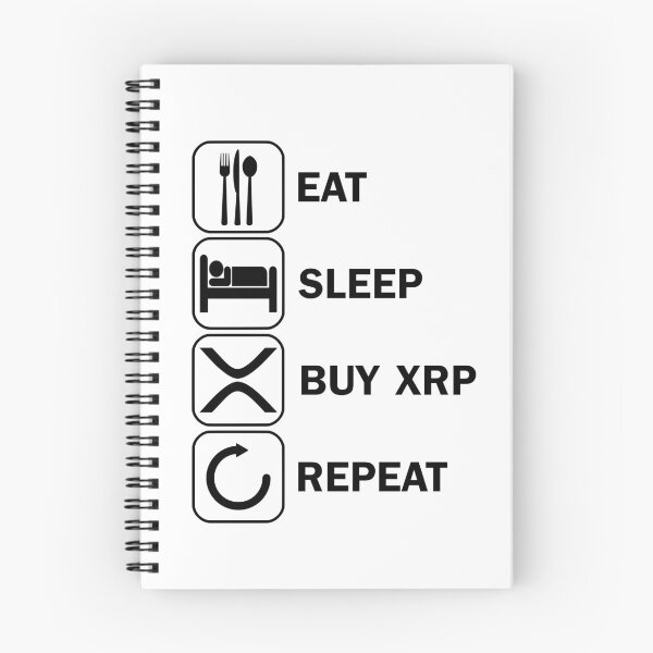 Item preview, eat sleep buy xrp Ripple HODL Krypto Crypto designed and sold by DerNerd.