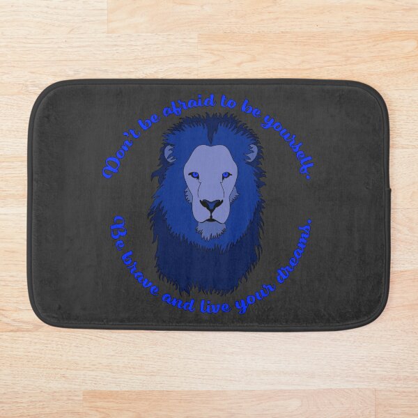 Item preview, Brave Lion - Blue designed and sold by KiannasMind.