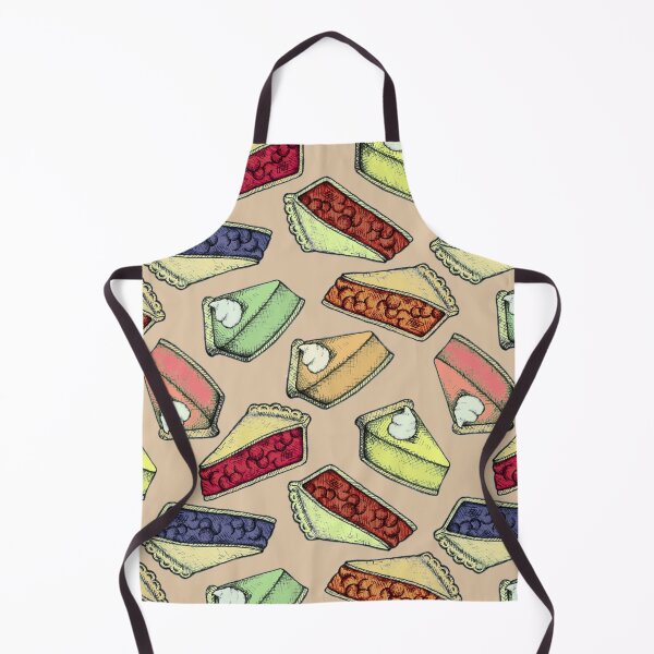 Item preview, Easy As Pie - cute illustrations of pie on neutral tan  designed and sold by Perrin Le Feuvre.