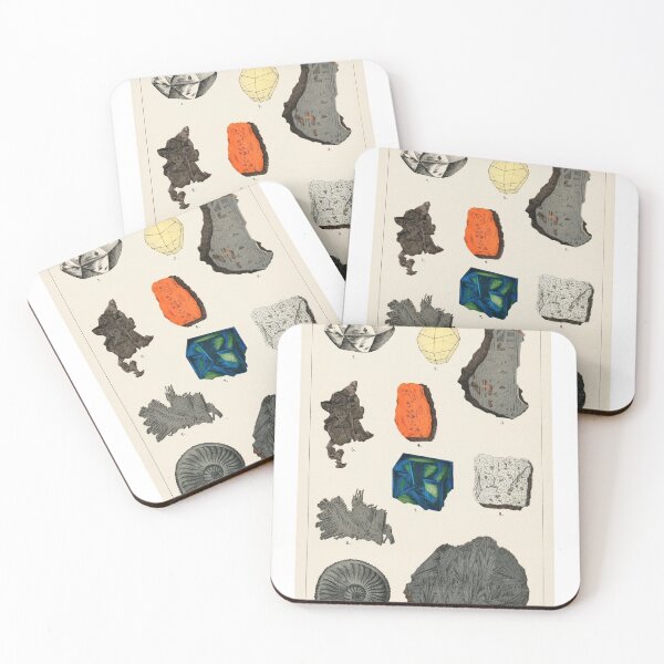 Item preview, Geology Lover Print - Gemstones Illustration designed and sold by SFTStudio.