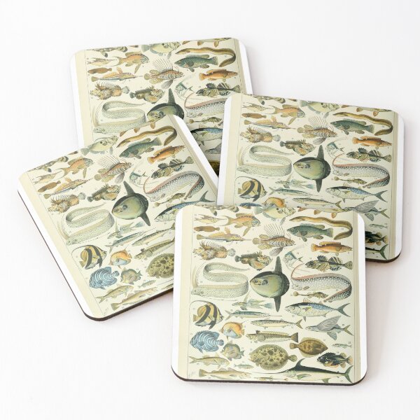 Item preview, Poissons A by Millot and Larousse designed and sold by SFTStudio.