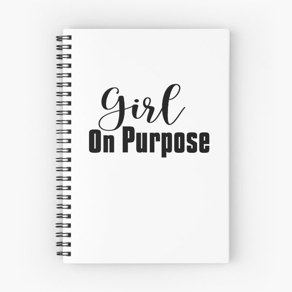 Item preview, Girl On Purpose, Women Motivational Quotes designed and sold by OnPurposeMarket.