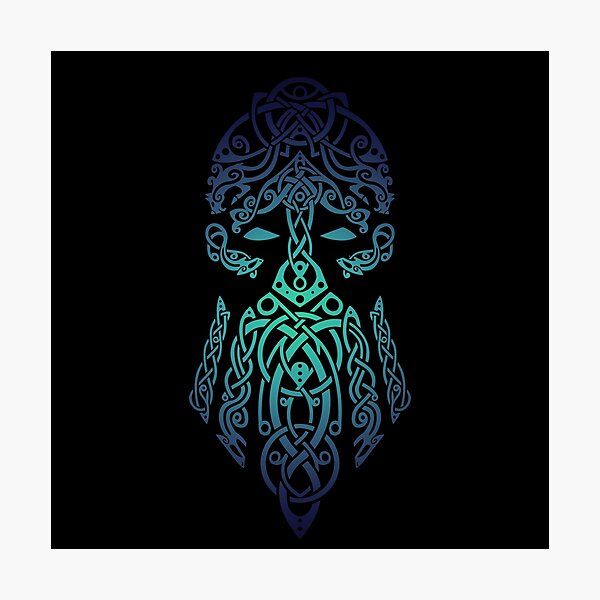 Tyr God of War Law and Justice Traditional Knotwork Art 