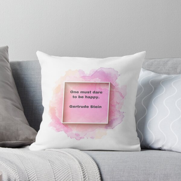 Item preview, One must dare to be happy, Gertrude Stein designed and sold by Pelikancrazy.