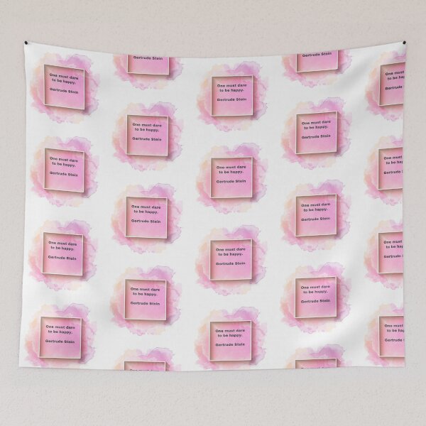 Item preview, One must dare to be happy, Gertrude Stein designed and sold by Pelikancrazy.