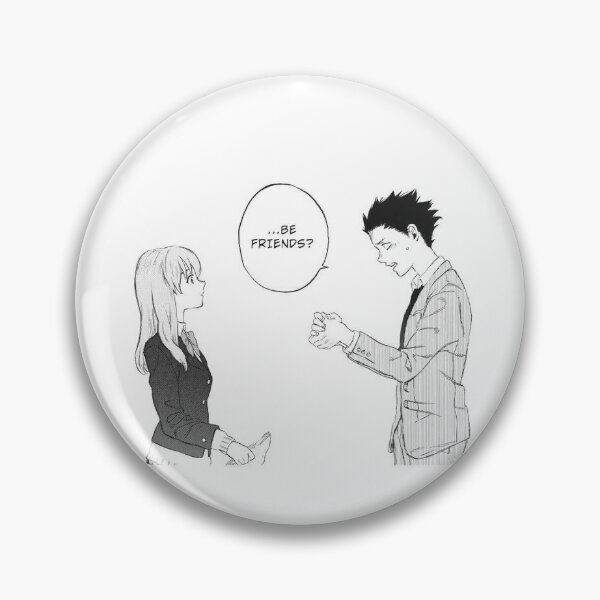Item preview, A Silent Voice | The Shape of Voice | Shouko | Shoya | Anime Movie | Sticker! designed and sold by iamyourwaifu.