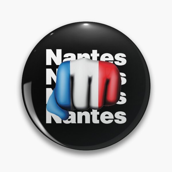 Item preview, Strong Nantes French Fist France Flag designed and sold by elhefe.