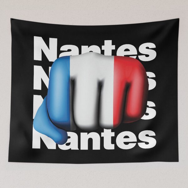 Item preview, Strong Nantes French Fist France Flag designed and sold by elhefe.