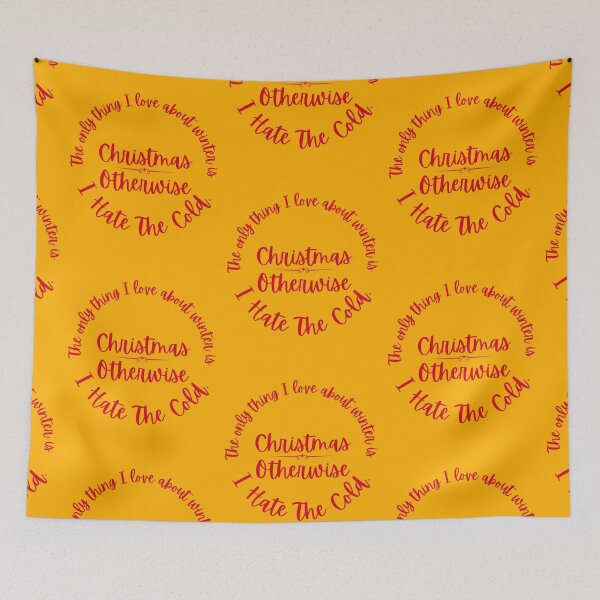 Item preview, I Hate the cold funny winter quote designed and sold by The Sober Art.