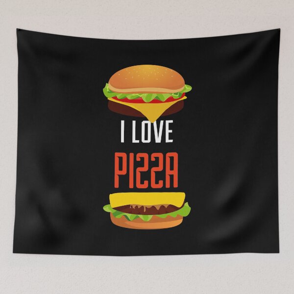 Item preview, Slightly Wrong Burger Pizza  designed and sold by AshzShop.