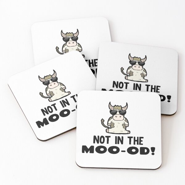 Item preview, Not in the mood. Moody cow! designed and sold by Melin-aRT.