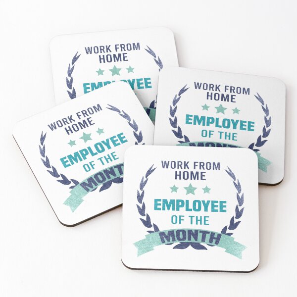 Item preview, Work from home Employee of the Month, Distressed Blue designed and sold by foramelie.