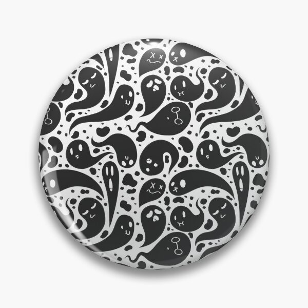 Item preview, Slippy Ghosts (Black on White) designed and sold by Connor Lannes.