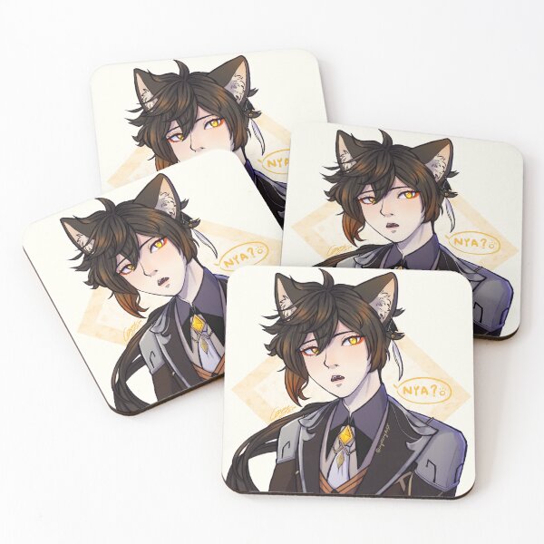 Item preview, Neko Zhongli Genshin Impact designed and sold by mysteryArt716.