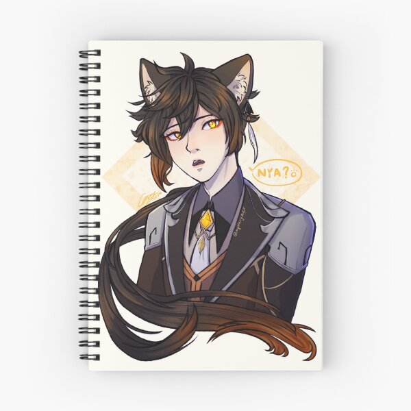 Item preview, Neko Zhongli Genshin Impact designed and sold by mysteryArt716.