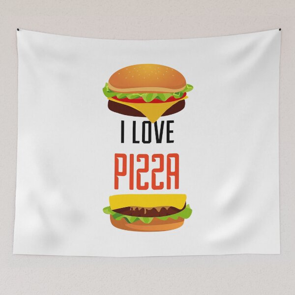 Item preview, Slightly Wrong Burger Pizza  designed and sold by AshzShop.