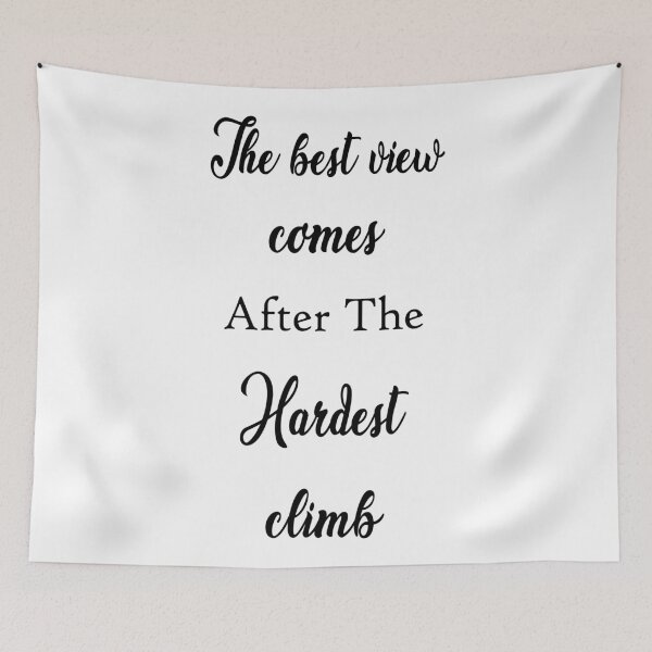 Item preview, The Best View Quote Art Design Inspirational Moti designed and sold by vividpixelusa.