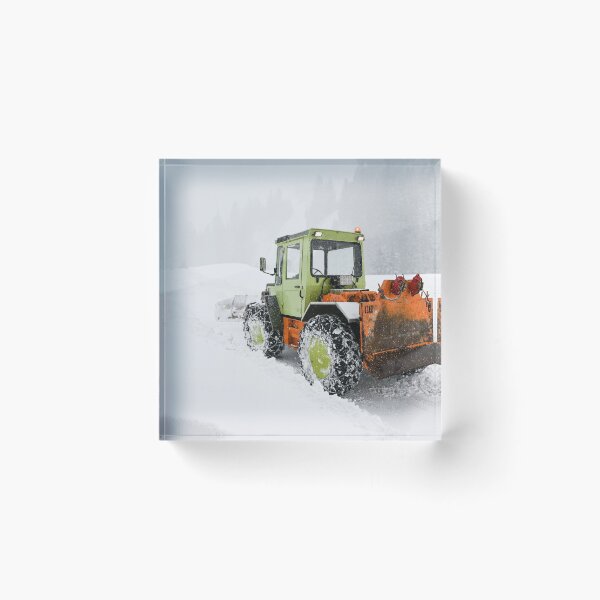 Item preview, Snow removal tractor , winter designed and sold by MarketVisionAV.