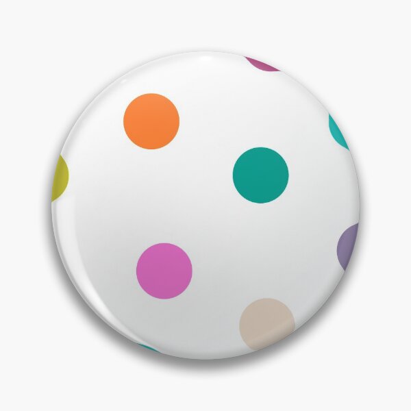 Item preview, Colourful Dots Large on White designed and sold by pipeswitz.