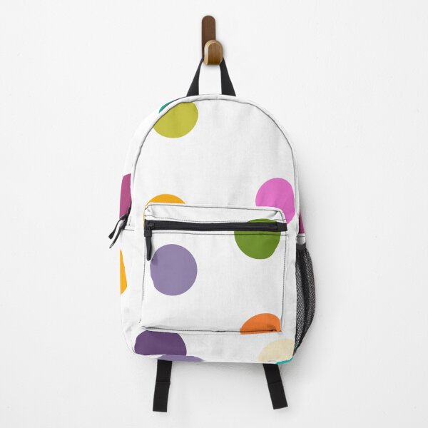 Item preview, Colourful Dots Large on White designed and sold by pipeswitz.