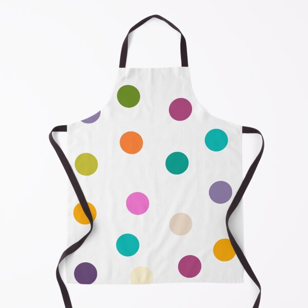 Item preview, Colourful Dots Large on White designed and sold by pipeswitz.