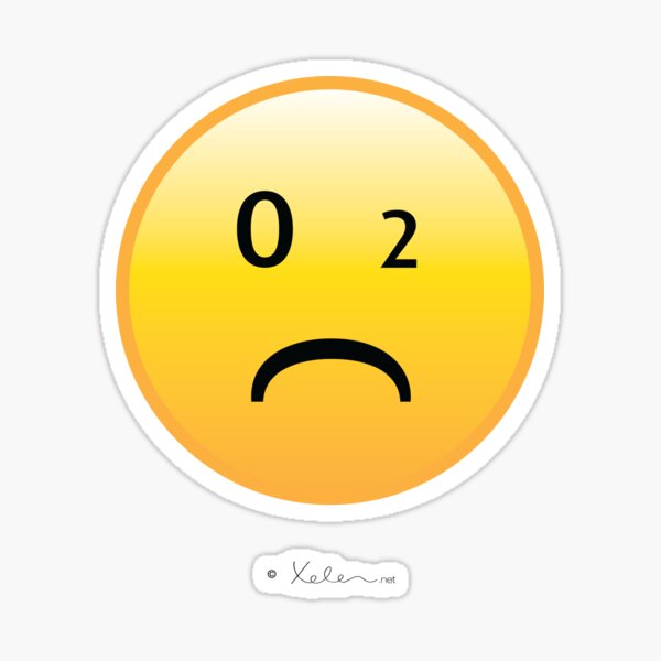 CO2- Smiley, Helen Berchtold Sticker