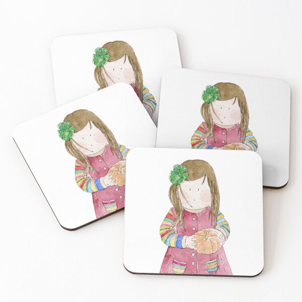 Item preview, Lise, little girl watercolor portrait by Alis designed and sold by alisonsadler.