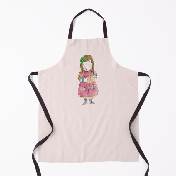 Item preview, Lise, little girl watercolor portrait by Alis designed and sold by alisonsadler.