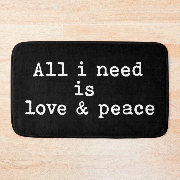Item preview, All I need is love and peace. designed and sold by Mandala & More.