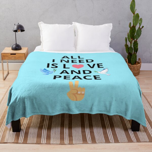 Item preview, All I need is love and peace  designed and sold by Cafecreative.
