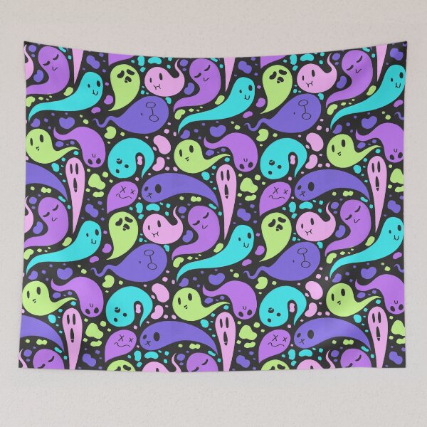 Item preview, Slippy Ghosts (Black Light) designed and sold by Connor Lannes.