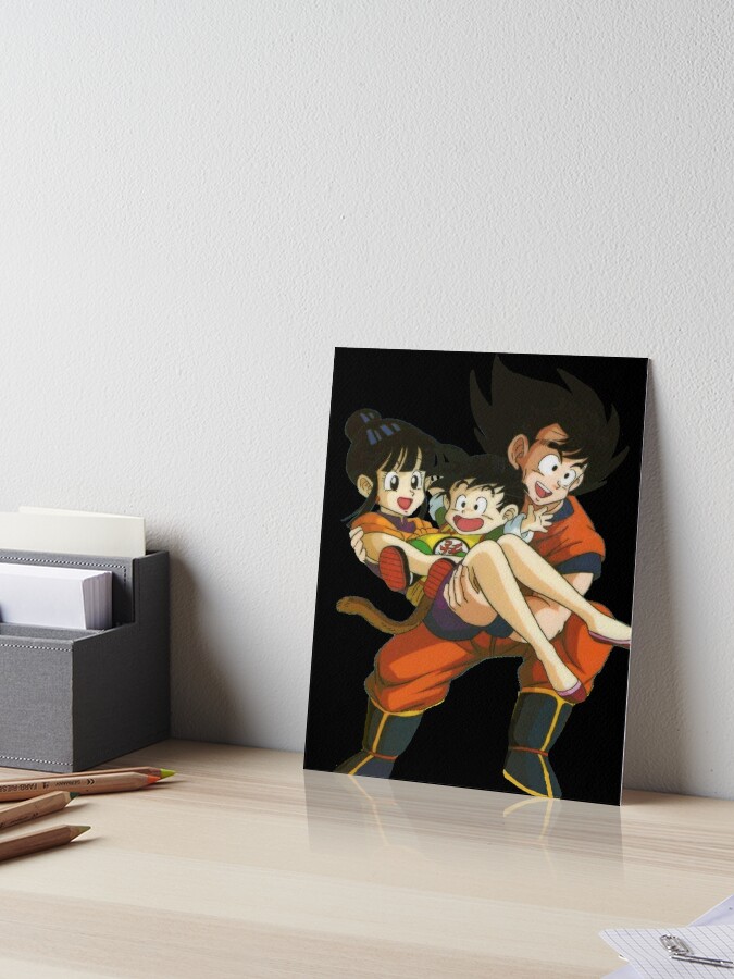 Son Goku Child Art Board Print by matthieu jouannet