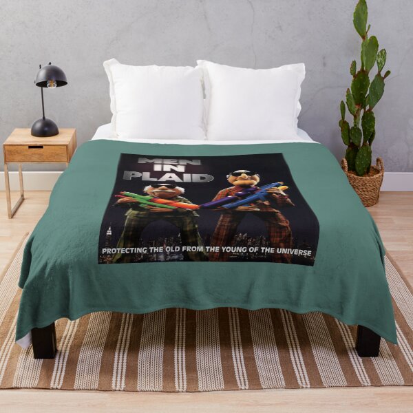 Item preview, 1997 MEN IN PLAID Vintage Will Smith and Tommy Lee Jones Style Statler and Waldorf Classic Men In Black + Muppets Parody Movie Promo designed and sold by orchidshirts.