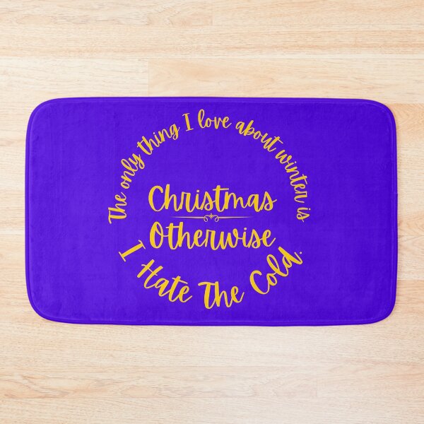 Item preview, I Hate the cold Funny Cute winter quote designed and sold by The Sober Art.