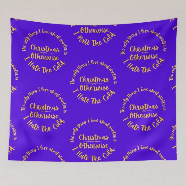 Item preview, I Hate the cold Funny Cute winter quote designed and sold by The Sober Art.