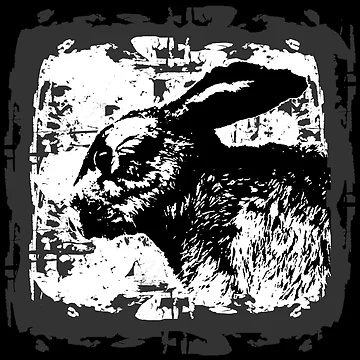 Artwork thumbnail, Black Rabbit by Periartwork