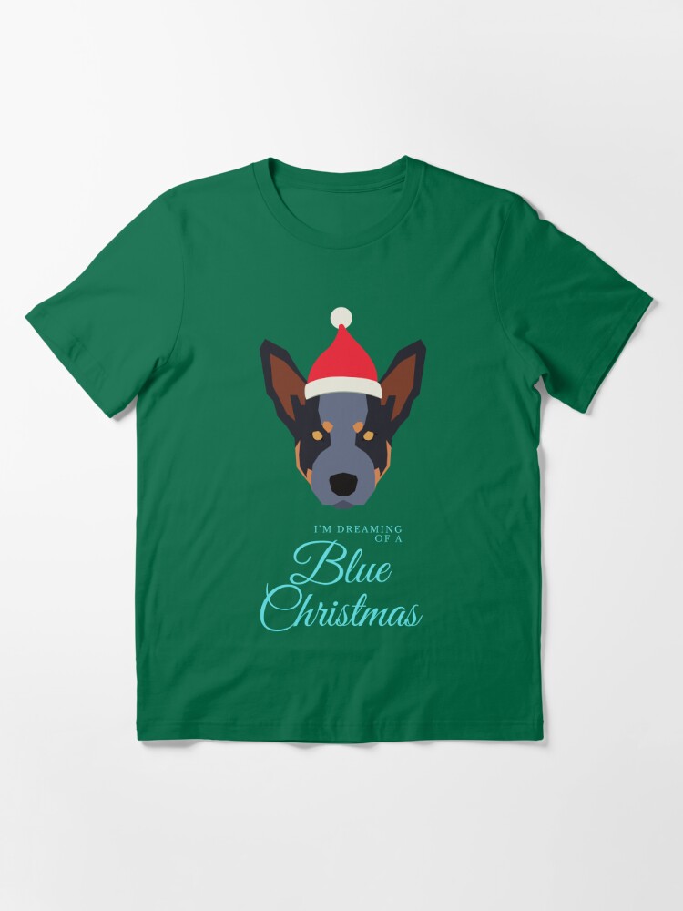 blue heeler christmas shirt