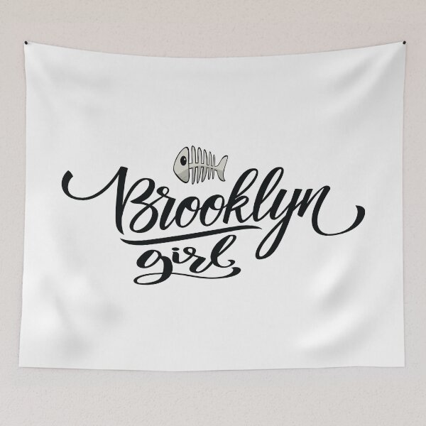 Artikelvorschau, Brooklyn Girl Netter Fischgrätenfisch entworfen und verkauft von ProjectX23.
