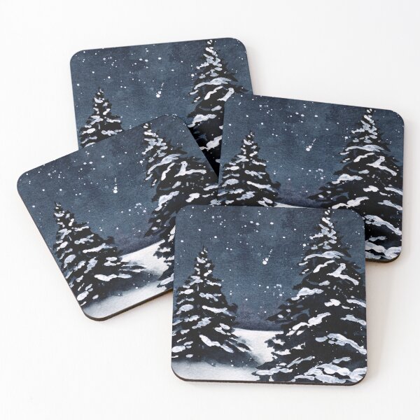 Item preview, Winter Landscape at Night designed and sold by Pattokarts.