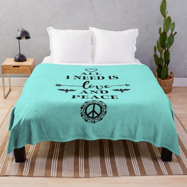 Item preview, All I need is love and peace  designed and sold by Cafecreative.