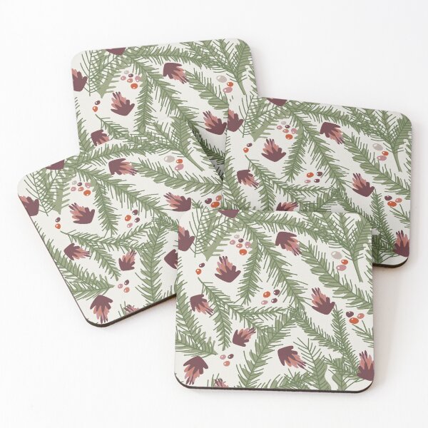 Item preview, Copper Fir and Mistletoe Pattern designed and sold by allexieee.
