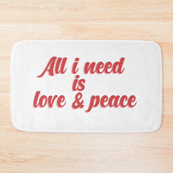 Item preview, All i need is love and peace. designed and sold by Mandala & More.