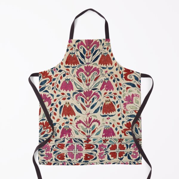 Item preview, Tekke Asmalyk West Turkestan Floral Textile Print designed and sold by Vicky Brago-Mitchell®.