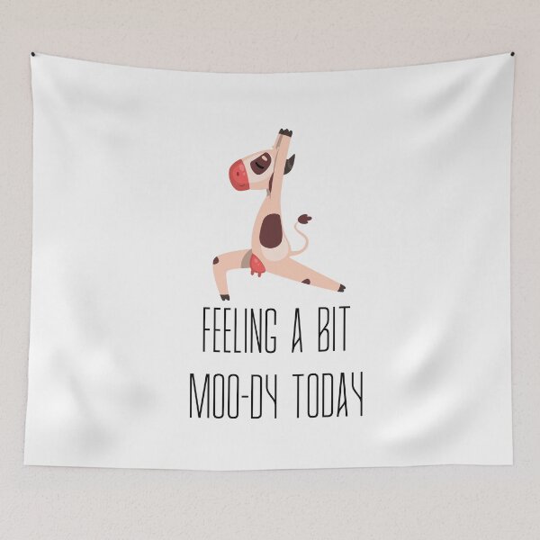 Item preview, Just a little MOOODY. Moody cow! designed and sold by Melin-aRT.