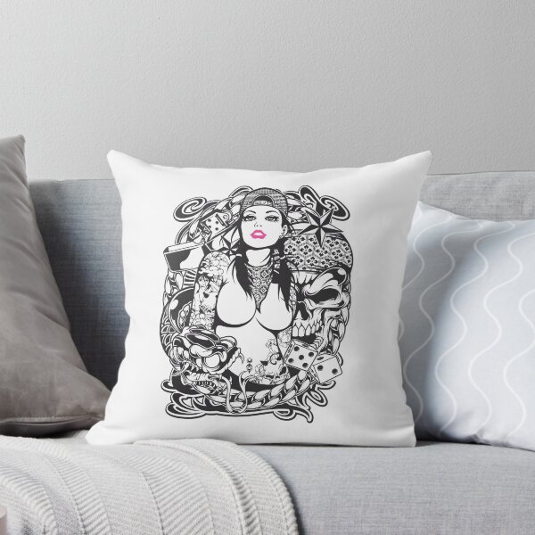 Item preview, t-shirt,girl,r n b, scull,tattoo designed and sold by sadbutterfly.