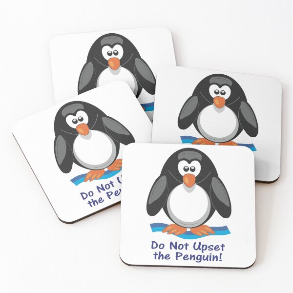 Item preview, Do Not Upset the Penguin Illustration designed and sold by BijouArt.