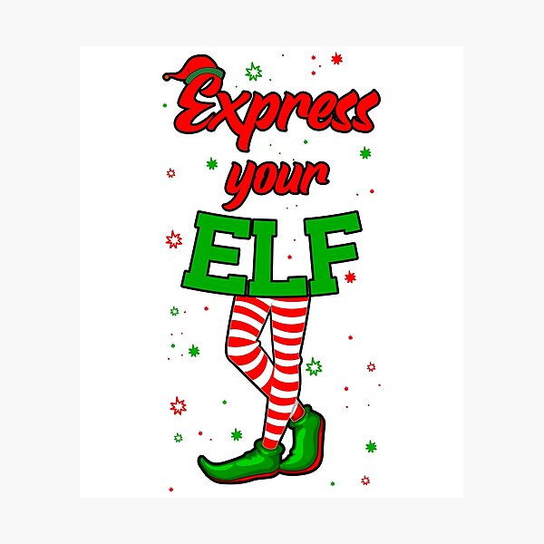 Express your Elf Photographic Print